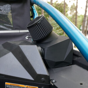 CVT High-Flow Air Filters Intake Conversion Kit 4" Flange for Kawasaki KRX 1000, ONE CVT intake chamber for CVT ONLY