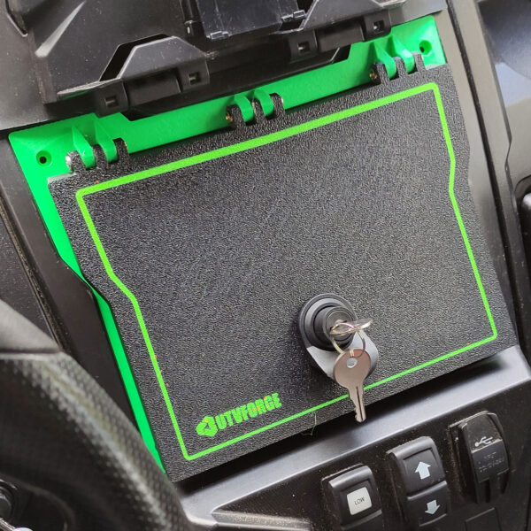 Second image of Kawasaki KRX 1000 Cubby Door with Key Lock and Magnet Lock