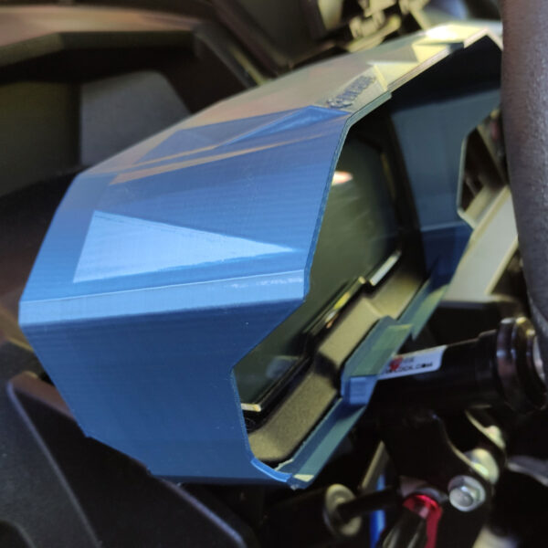 Second image of PREMIUM CARBON FIBER Dashboard Sun Visor for Kawasaki KRX 1000 (non-eS trims)