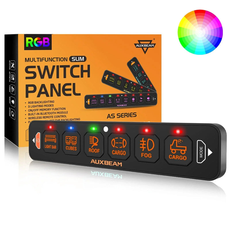 AS Series 8-Gang RGB Slim Switch Panel with App and Remote - Image 27