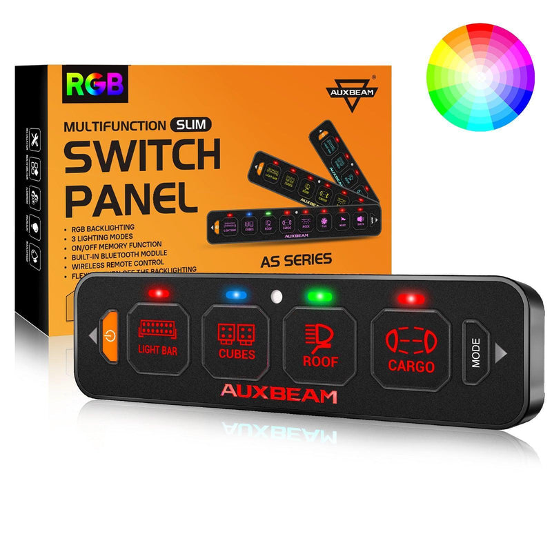 AS Series 8-Gang RGB Slim Switch Panel with App and Remote - Image 28