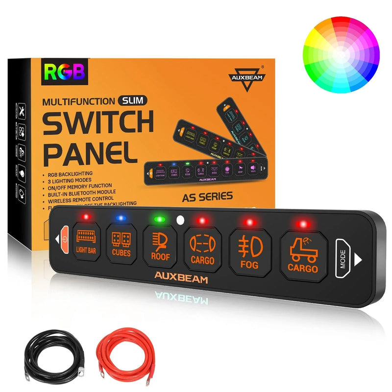 AS Series 8-Gang RGB Slim Switch Panel with App and Remote - Image 26