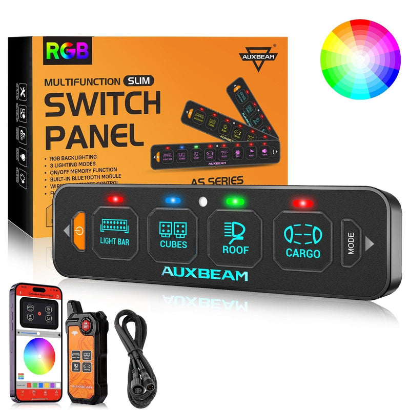 AS Series 8-Gang RGB Slim Switch Panel with App and Remote - Image 18