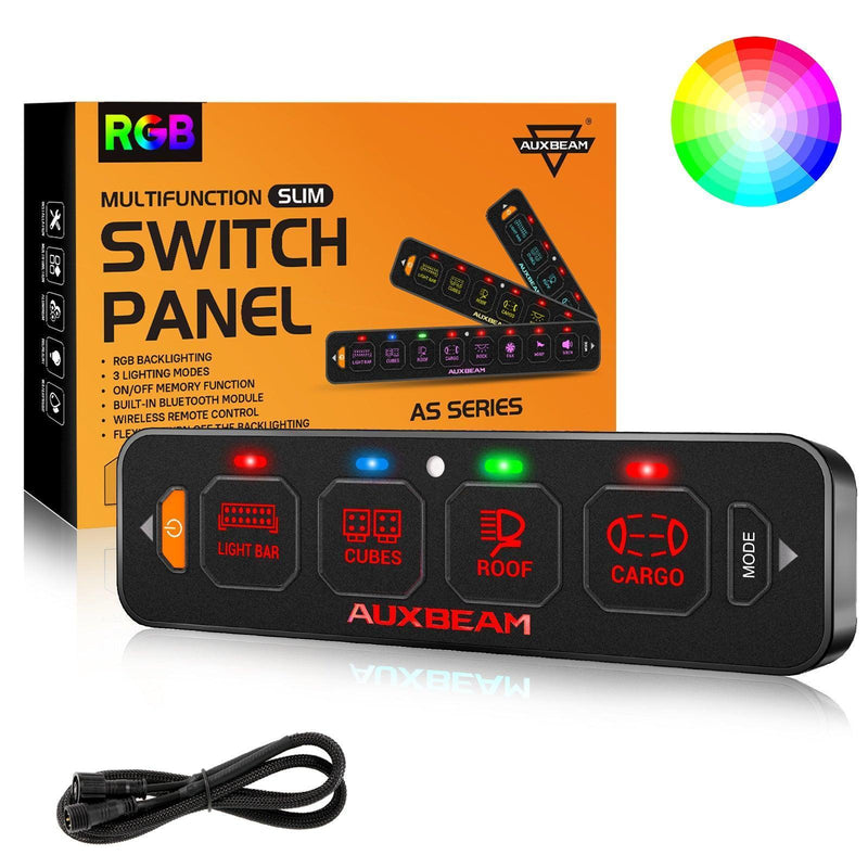AS Series 8-Gang RGB Slim Switch Panel with App and Remote - Image 22