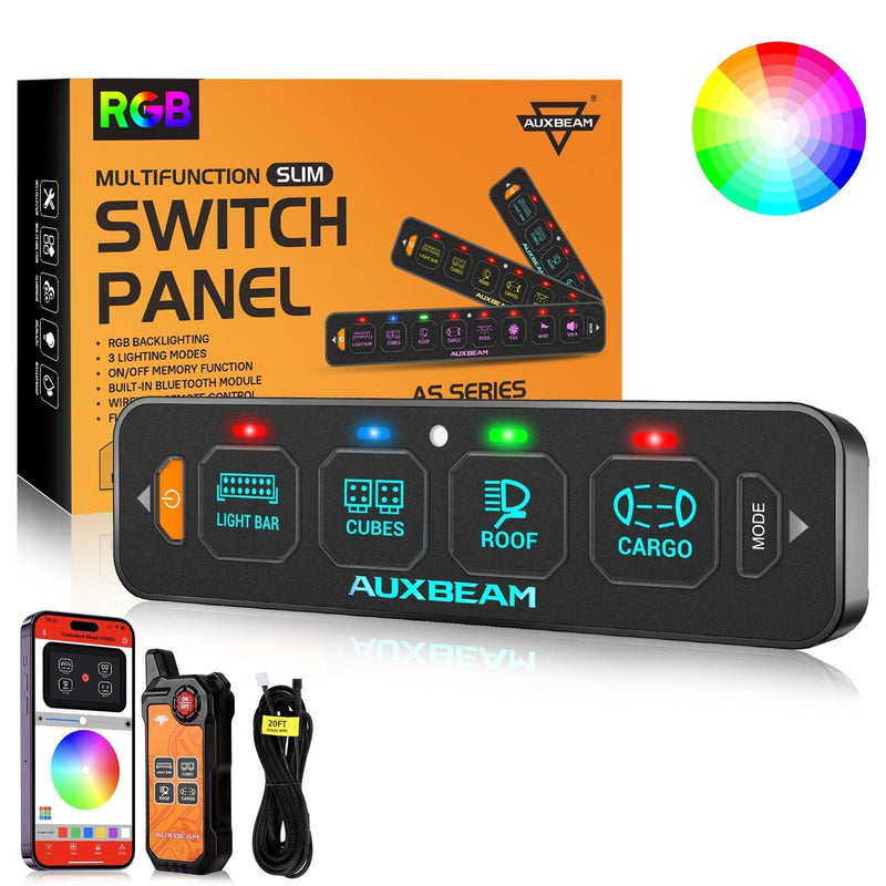 AS Series 8-Gang RGB Slim Switch Panel with App and Remote - Image 19