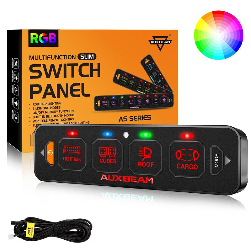 AS Series 8-Gang RGB Slim Switch Panel with App and Remote - Image 23