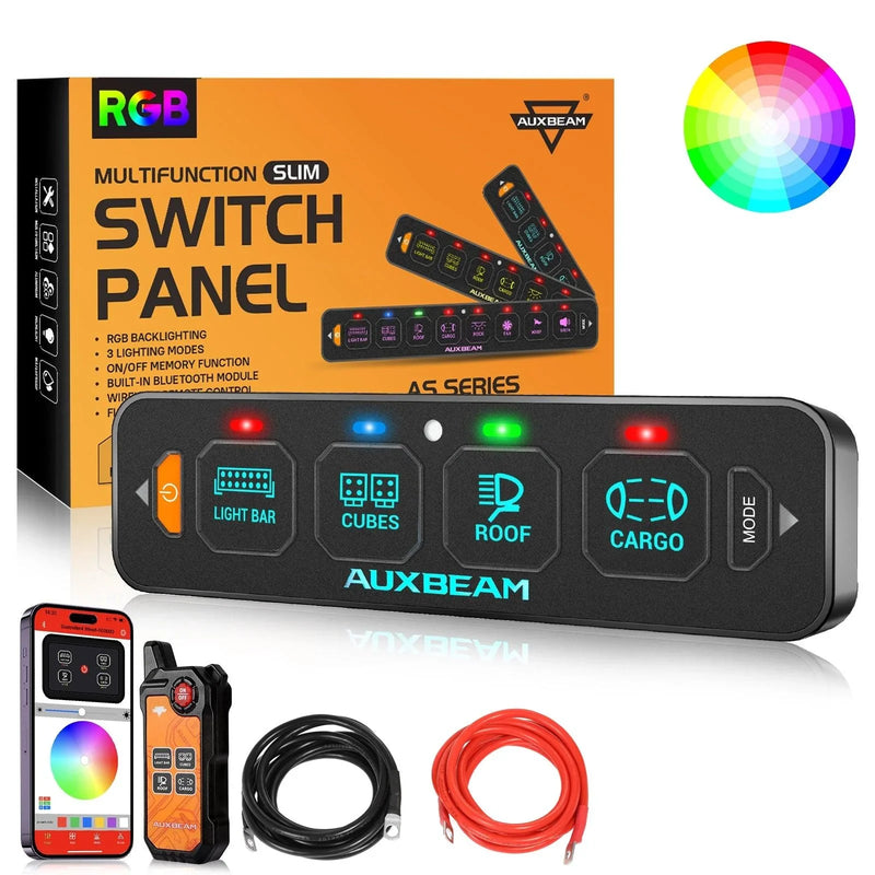 AS Series 8-Gang RGB Slim Switch Panel with App and Remote - Image 20