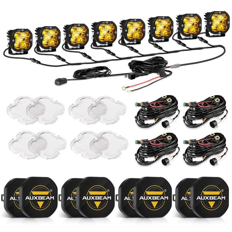 XP-ULTRA 3″ 80W Spot Beam Amber/White Pods - Image 16