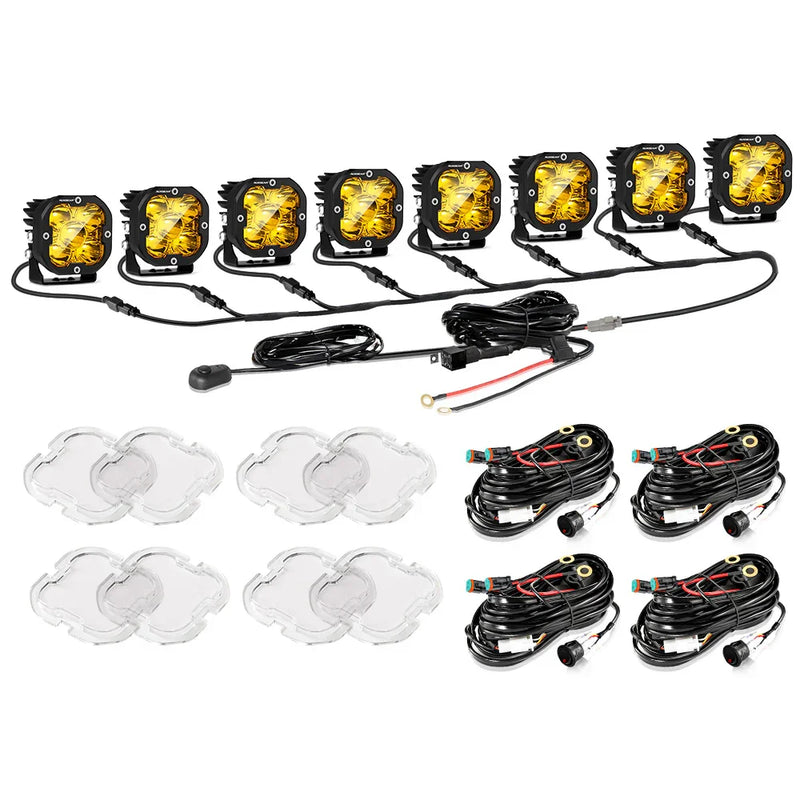 XP-ULTRA 3″ 80W Spot Beam Amber/White Pods - Image 17