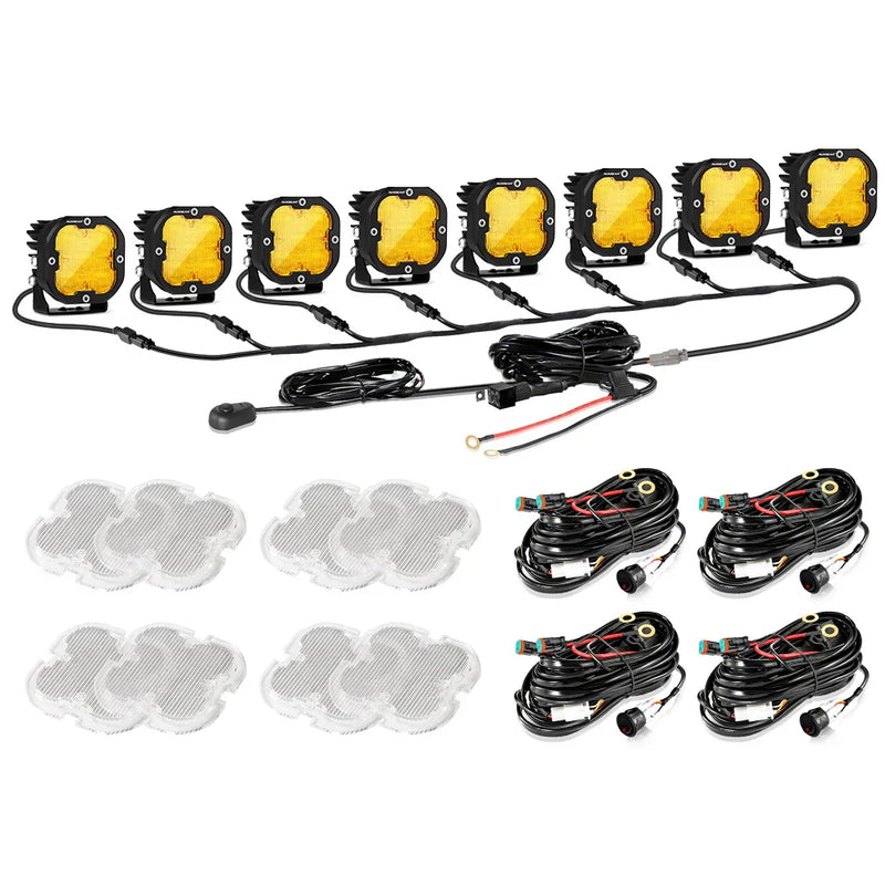 XP-ULTRA 3″ 80W Flood Beam Amber/White Pods - Image 17