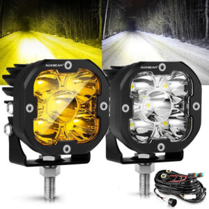 XP-ULTRA 3″ 80W Spot Beam Amber/White Pods