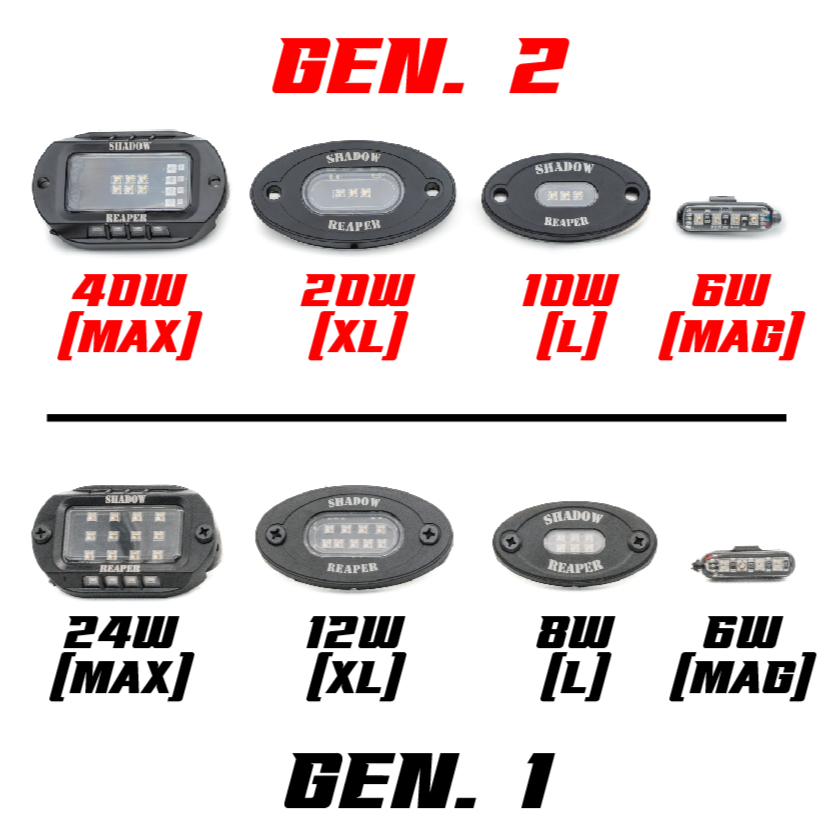 Can-Am Maverick R, X3 & Defender Model-Specific RGB+W Rock Light Kit - Image 2