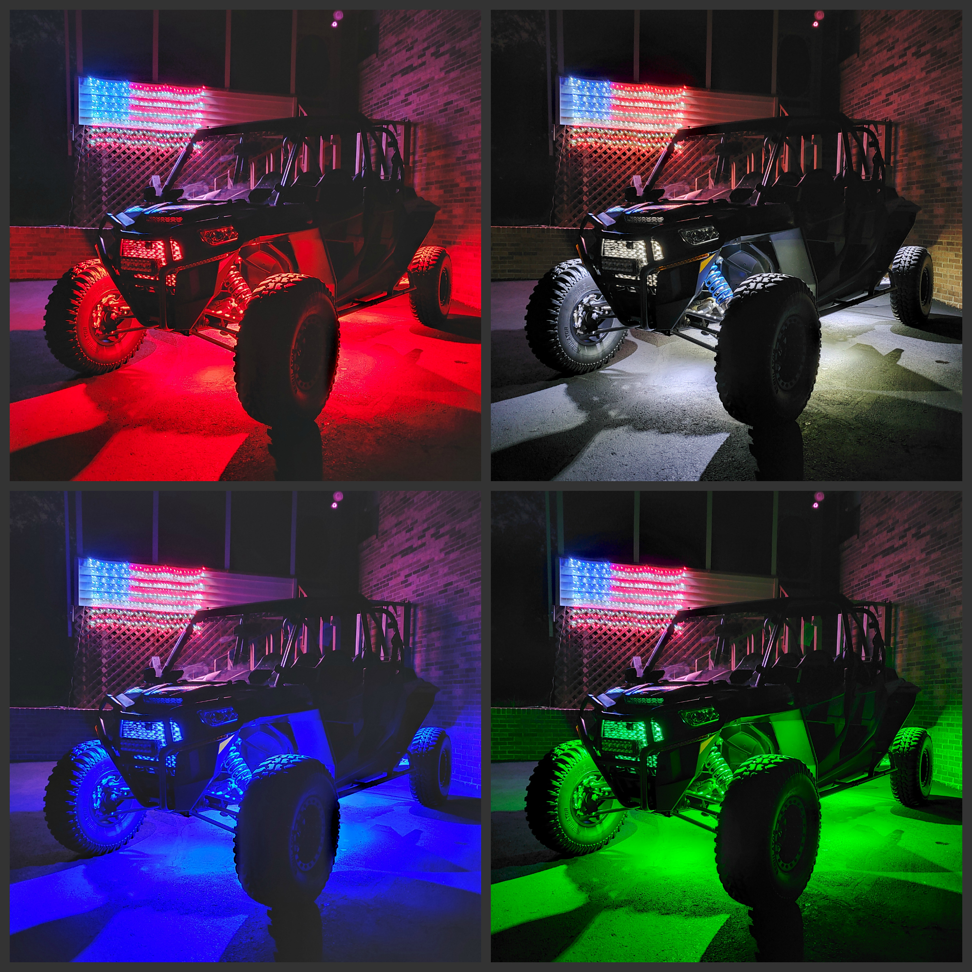 Universal UTV LUX Monster Magnetic RGB+W Rock Light Kit - Image 2