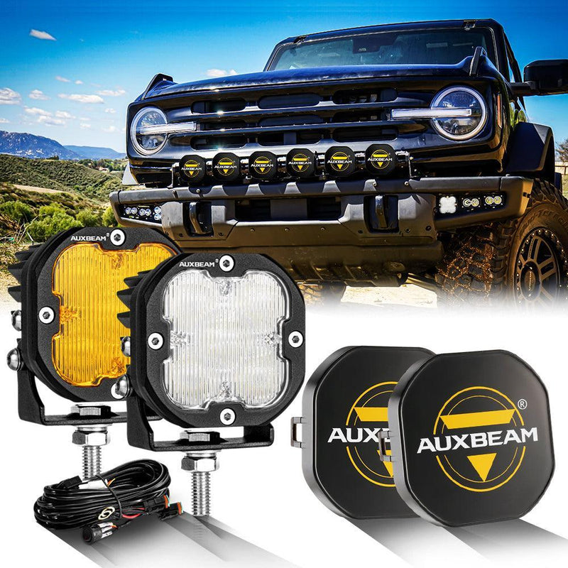 XP-ULTRA 3″ 80W Flood Beam Amber/White Pods - Image 9