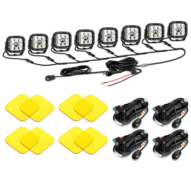 XP-ULTRA 5″ 110W White/Amber Driving Lights — ZD000692 - Image 34