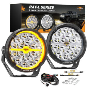 RAY-L 7″ 240W Dual-DRL Off-Road Driving Lights