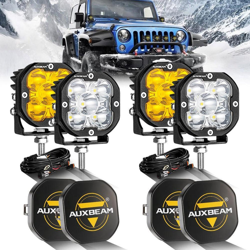 XP-ULTRA 3″ 80W Spot Beam Amber/White Pods - Image 11