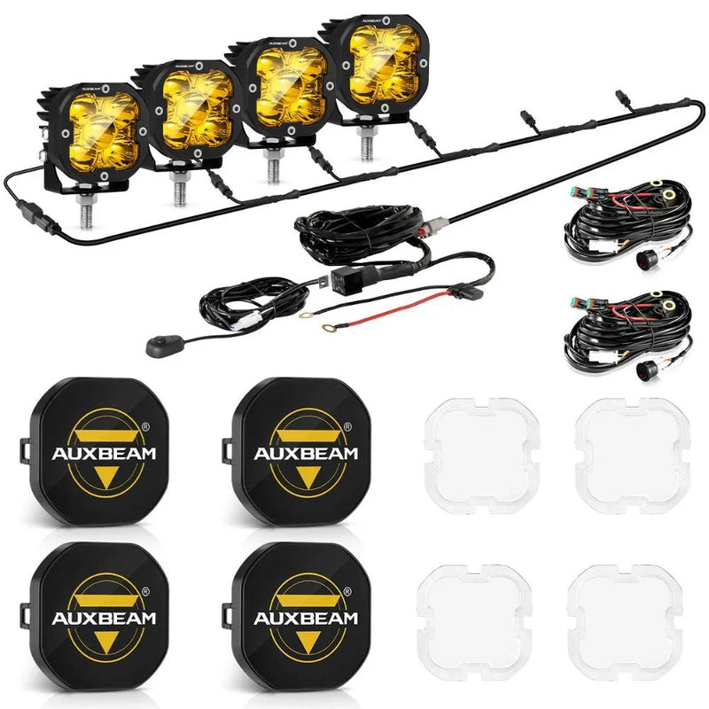 XP-ULTRA 3″ 80W Spot Beam Amber/White Pods - Image 12