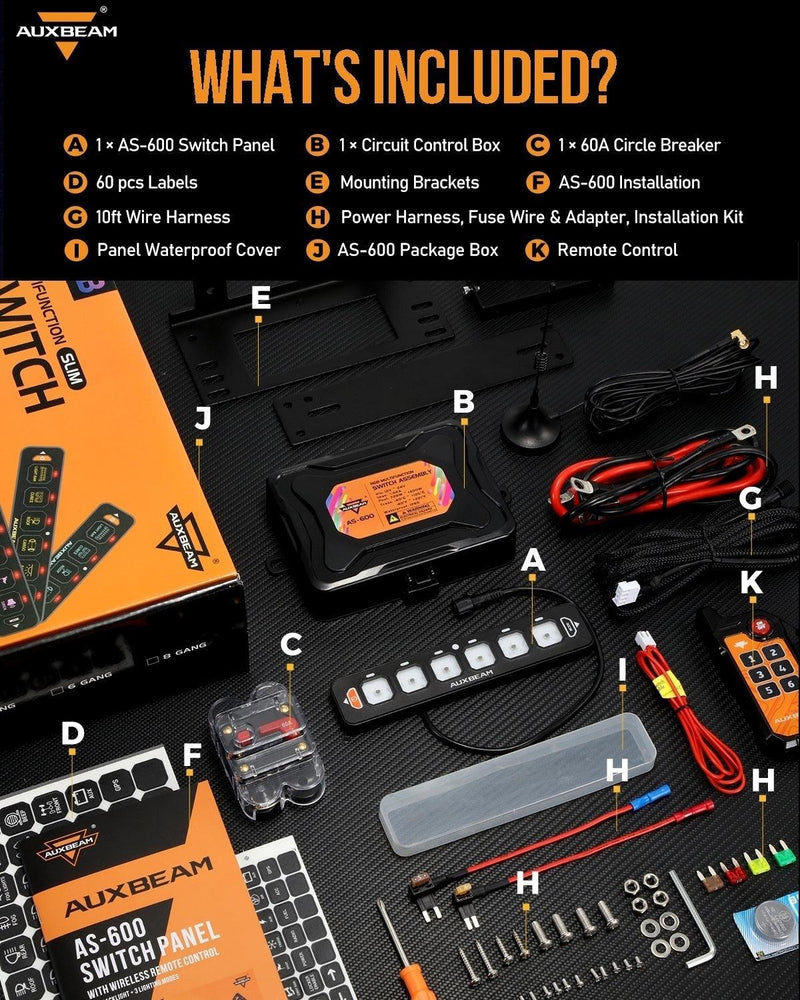 AS Series 8-Gang RGB Slim Switch Panel with App and Remote - Image 13