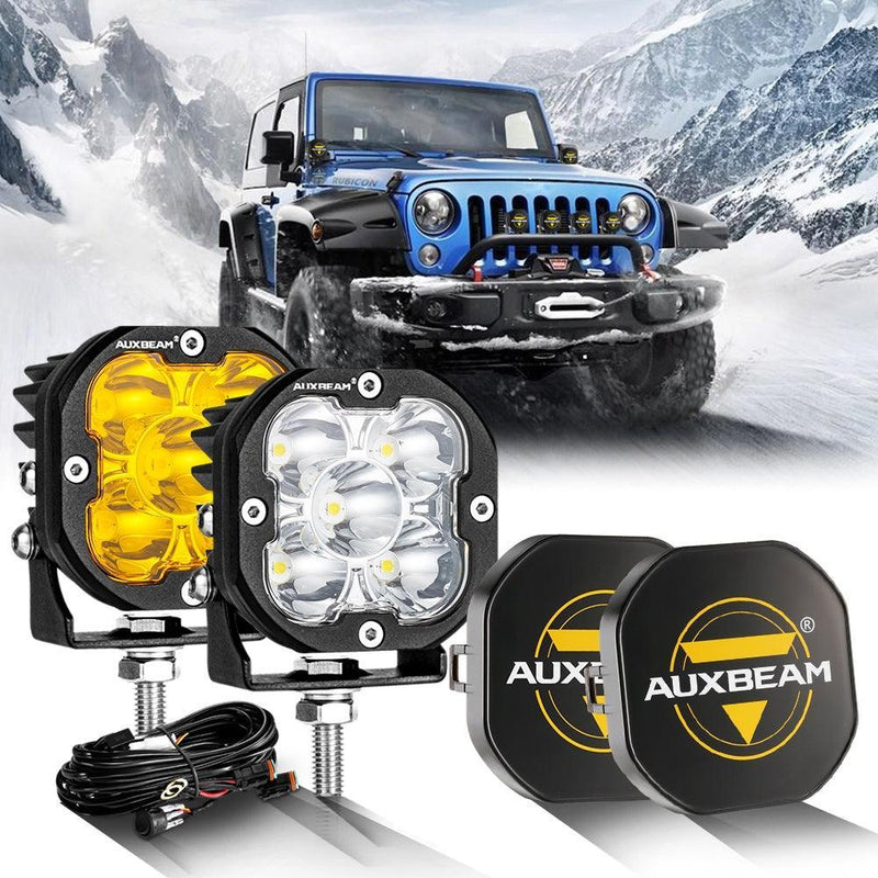 XP-ULTRA 3″ 80W Spot Beam Amber/White Pods - Image 9