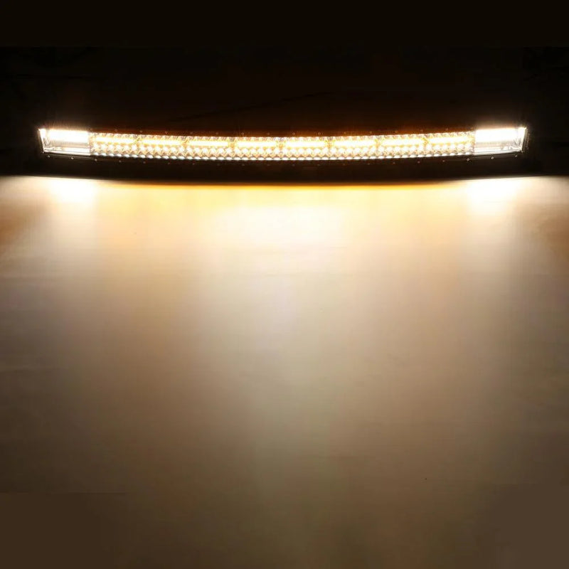 42″ Six-Mode White/Amber Curved LED Light Bar — ZD000653 - Image 4