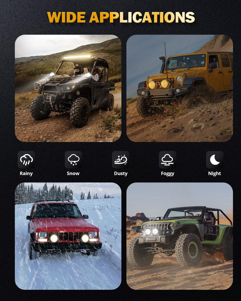 RAY-L 7″ 240W Dual-DRL Off-Road Driving Lights - Image 7
