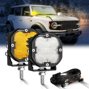XP-ULTRA 3″ 80W Flood Beam Amber/White Pods