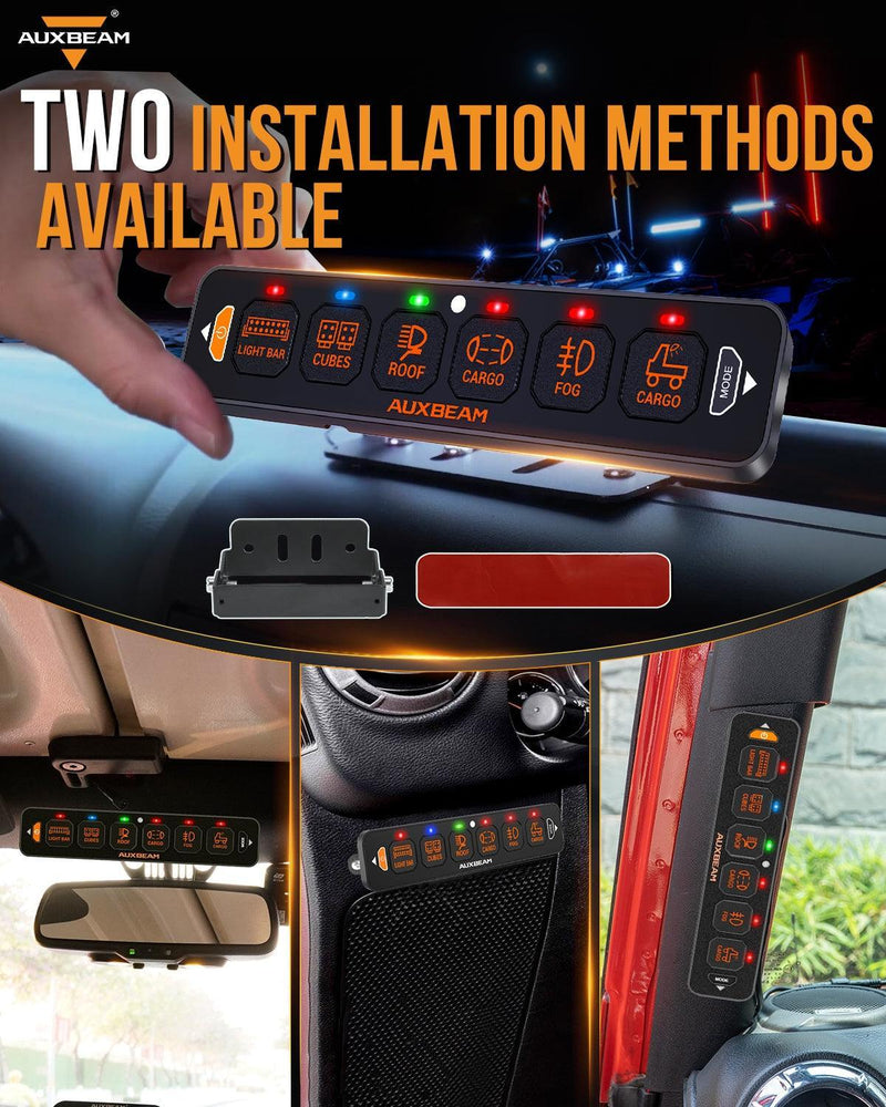AS Series 8-Gang RGB Slim Switch Panel with App and Remote - Image 8