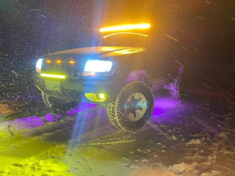 50″ Six-Mode White/Amber Curved LED Light Bar — ZD000652 - Image 5