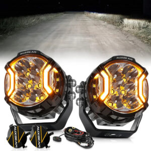 V-ULTRA 3″ 108W White Pods with Amber DRL