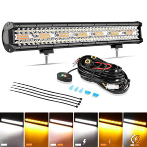 20″ Six-Mode White/Amber LED Light Bar — ZD000644