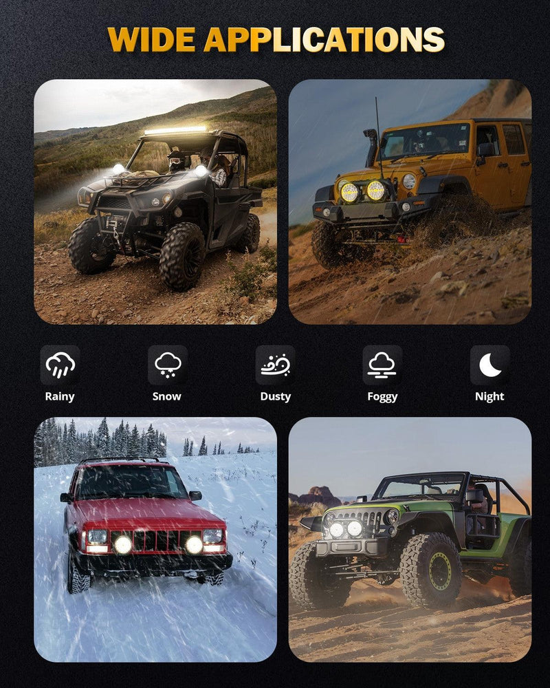 RAY-L 9″ 318W Dual-DRL Off-Road Driving Lights - Image 9