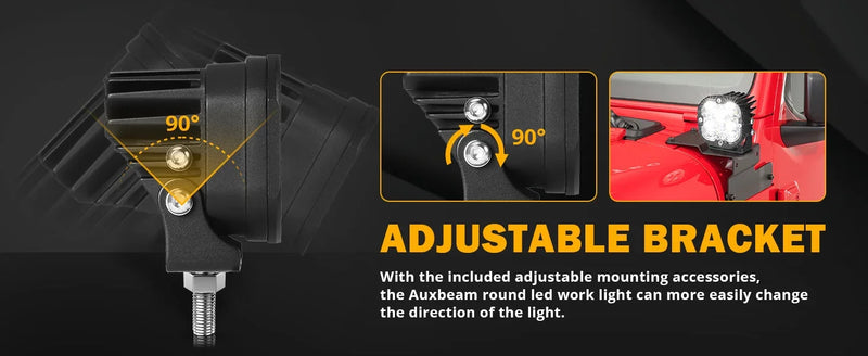 XP-ULTRA 3″ 80W Spot Beam Amber/White Pods - Image 21