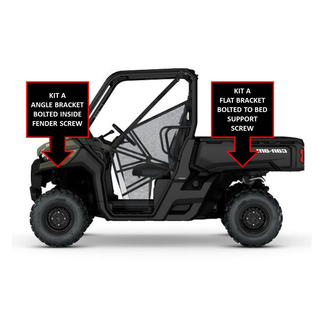 Can-Am X3/Maverick R/Defender Rock Light Bracket Mounts - Image 11