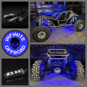 Infinite Offroad BKOR Tube-Chassis RGB+W Rock Light Kit