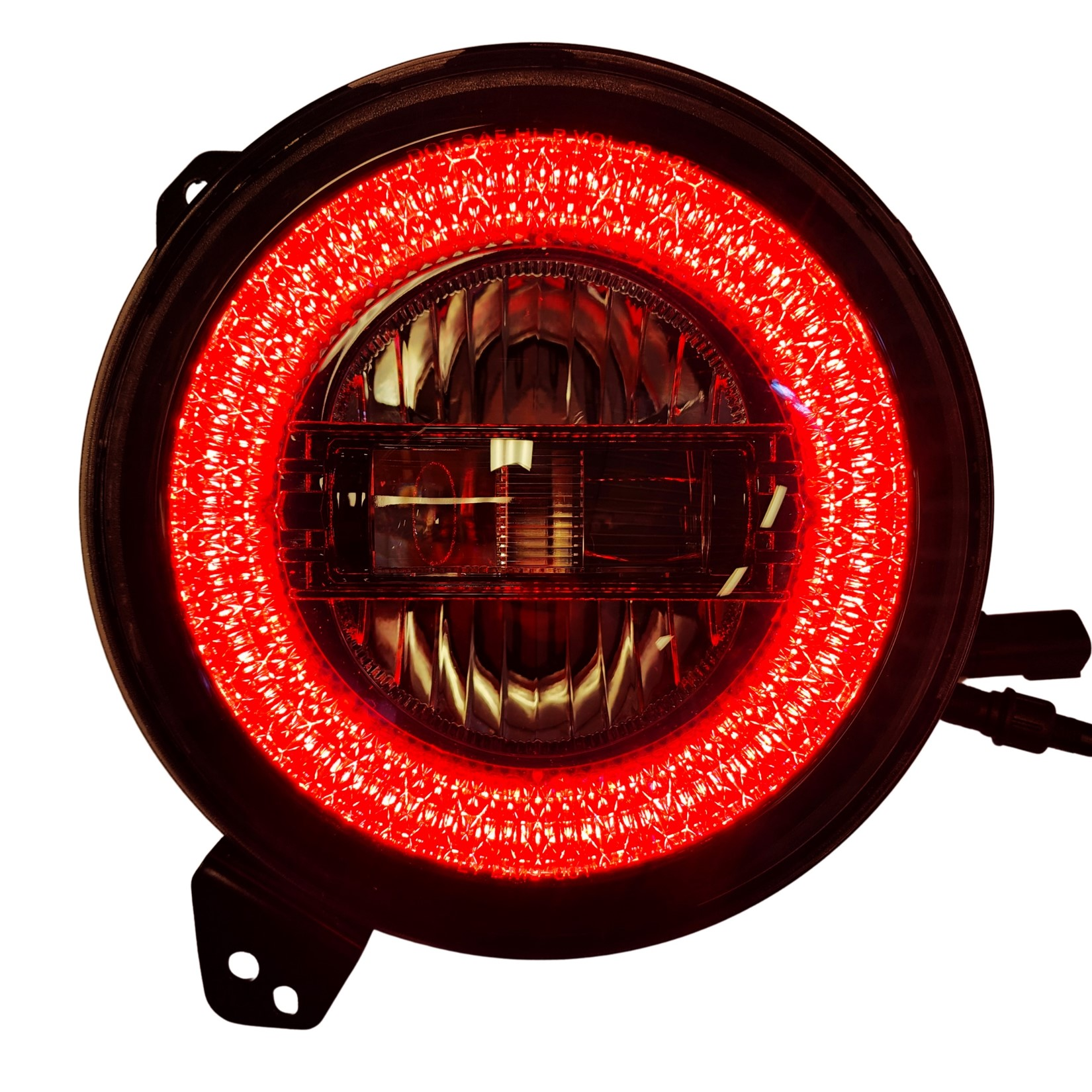 Jeep JL / JT 9-inch Atlas Headlights – White or RGB+W Halo - Image 2