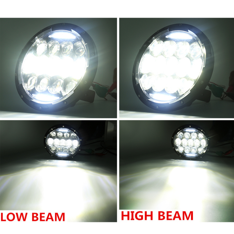 Jeep JK 7-inch RGB+W Headlight & Fog Light Bundle - Image 7