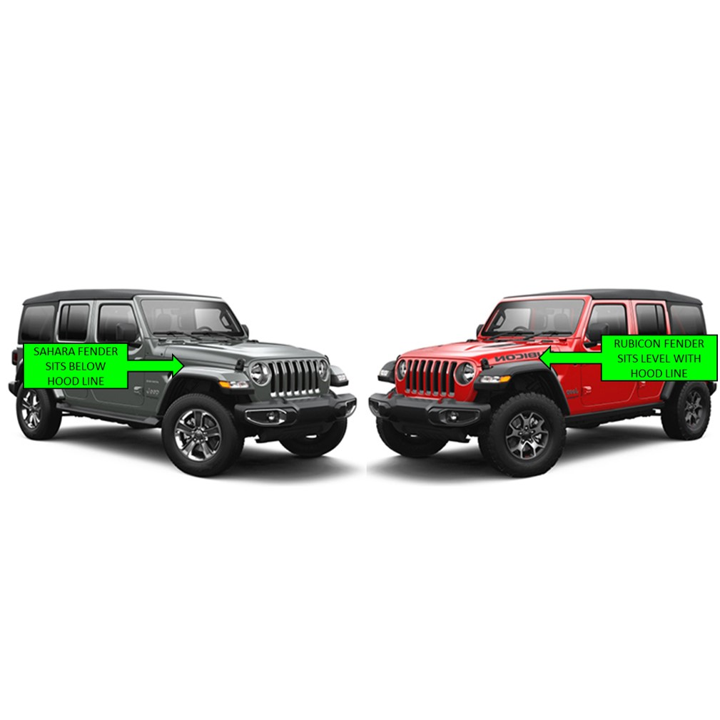 Jeep JL / JT DRL Fender Chop Kit with Sequential Turn Signals - Image 4