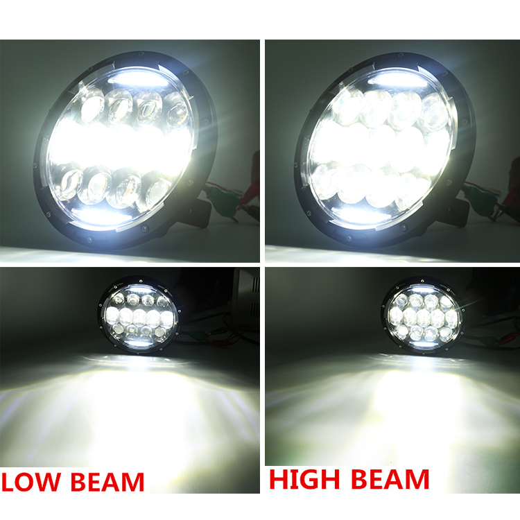 Jeep 7-inch Hydra Headlights – White or RGB+W Halo - Image 12