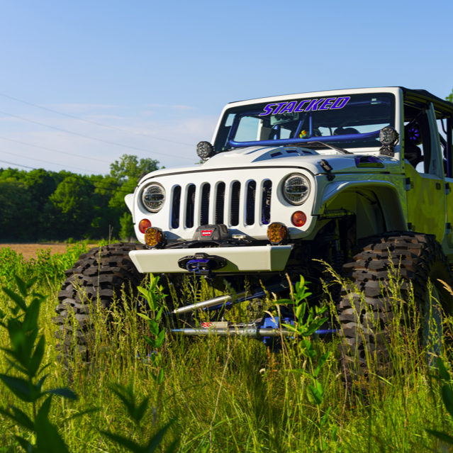 Jeep 7-inch Titan Headlights with White DRL & Amber Turn Signals - Image 2