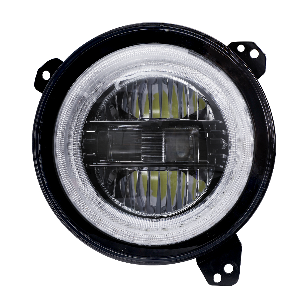 Jeep JL / JT 9-inch Aion Headlights – White or RGB+W Halo - Image 3