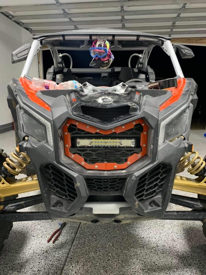 Can-Am Maverick X3 Grille with 102W Light Bar - Image 8