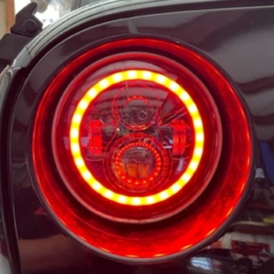 Jeep 7-inch Pegasus Headlights – White or RGB+W Halo