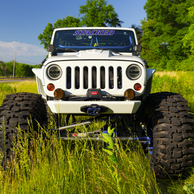 Jeep 7-inch Titan Headlights with White DRL & Amber Turn Signals - Image 3
