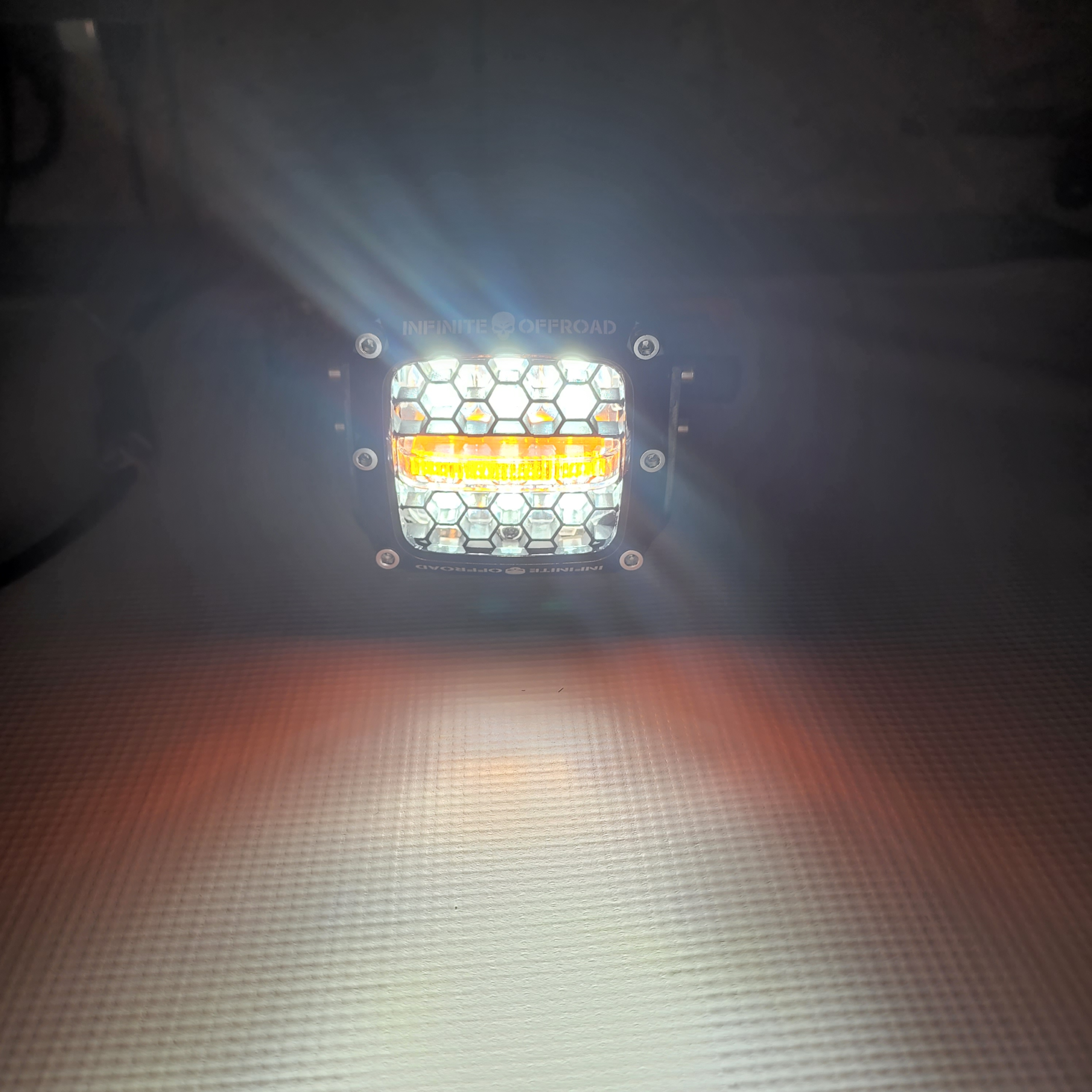 60W 3-inch White LED Pods with Amber DRL – Pair - Image 14