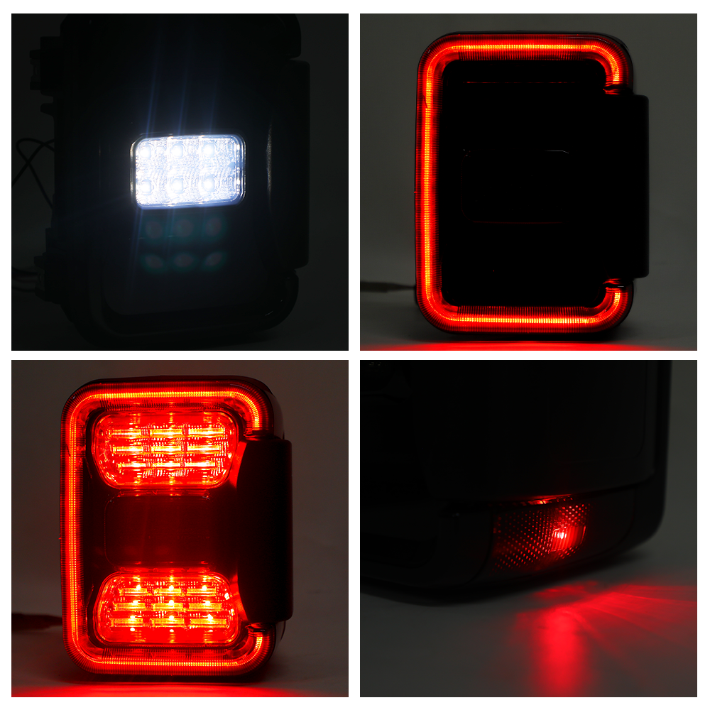 Jeep Gladiator JT Blackout LED Tail Lights - Image 3