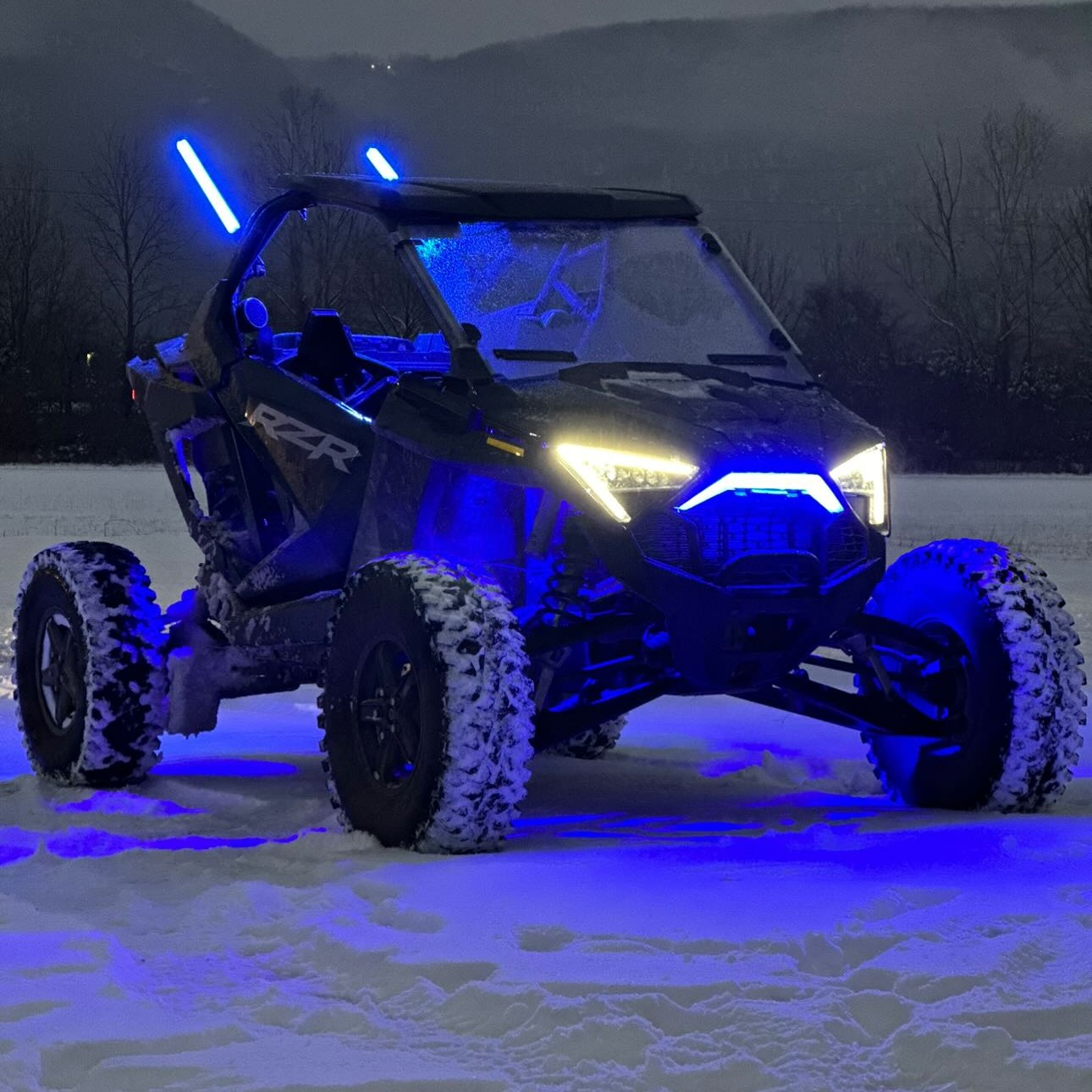 Polaris RZR Pro XP / Turbo R / Pro R RGB+W Brow Light with Turn Signals - Image 13