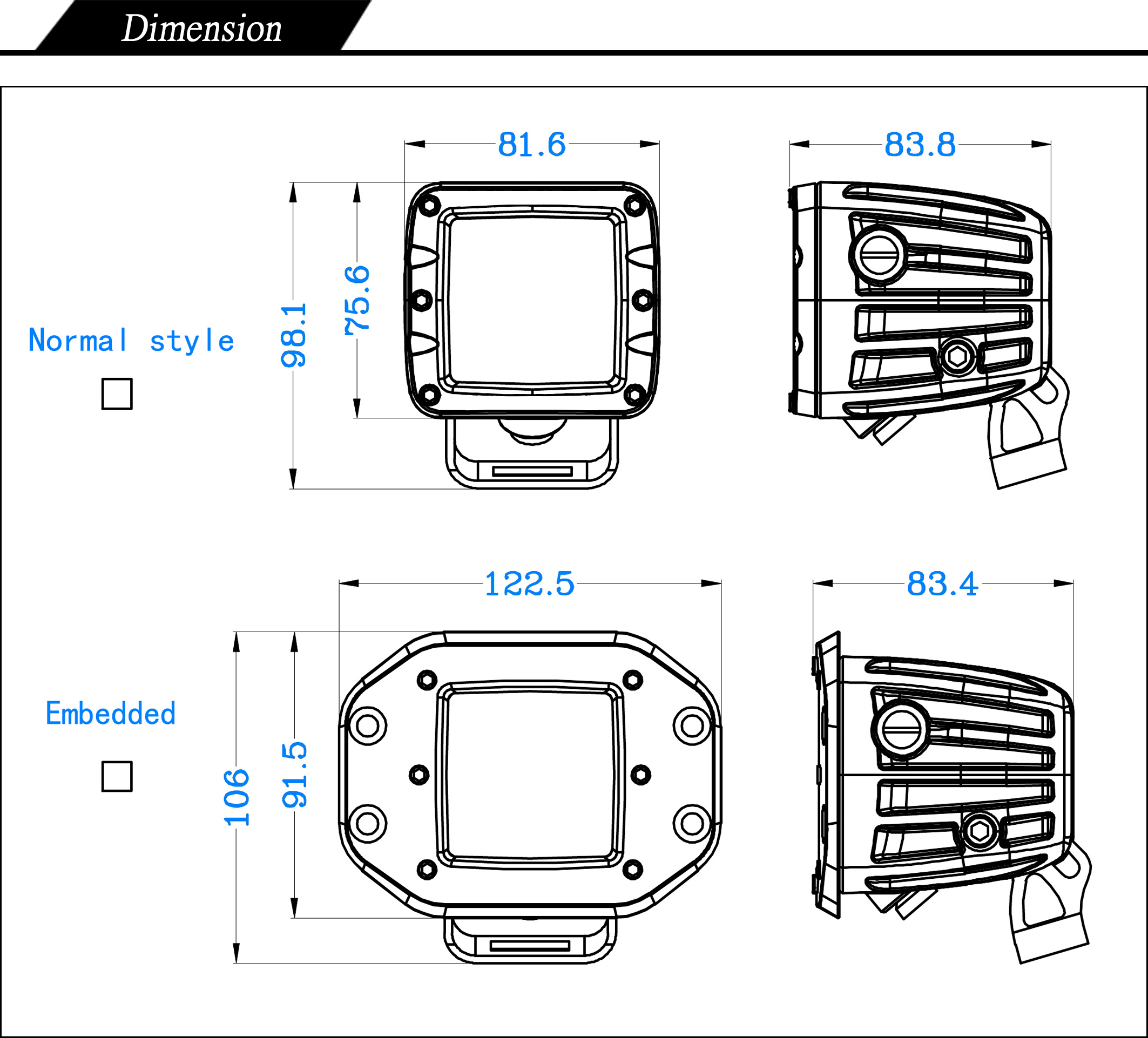 40W 3-inch High-Output LED Pods – Pair - Image 10