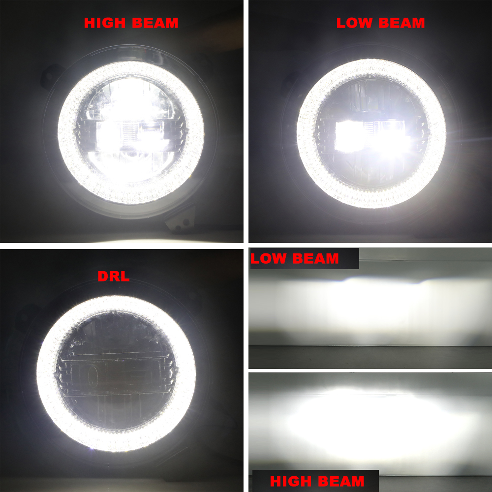 Jeep JL / JT 9-inch Aion Headlights – White or RGB+W Halo - Image 7