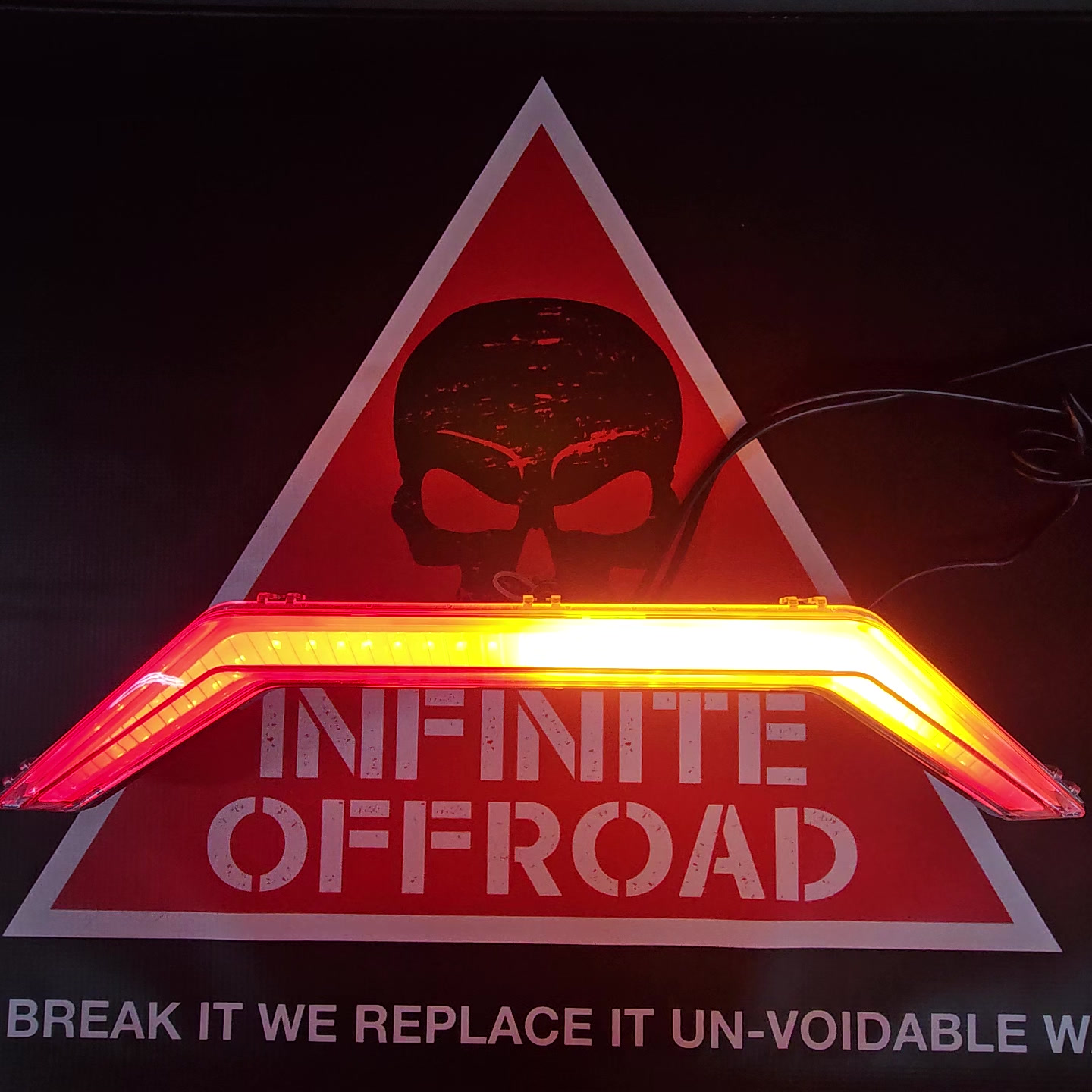 Polaris RZR Pro XP / Turbo R / Pro R RGB+W Brow Light with Turn Signals - Image 2